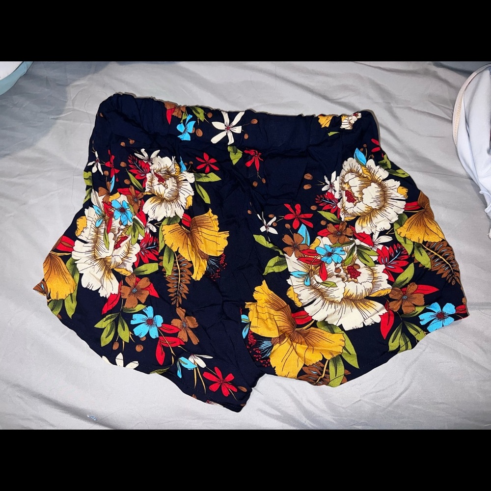 Floral Print Shorts